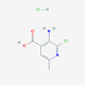 3-Amino-2-chloro-6-methylpyridine-4-carboxylic acid hydrochloride