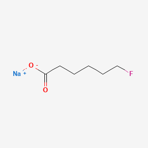 molecular formula C6H10FNaO2 B15289981 Sodium 6-fluorohexanoate CAS No. 371-50-6