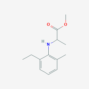 molecular formula C13H19NO2 B15290020 N-(2-Ethyl-6-methylphenyl)alanine Methyl Ester 