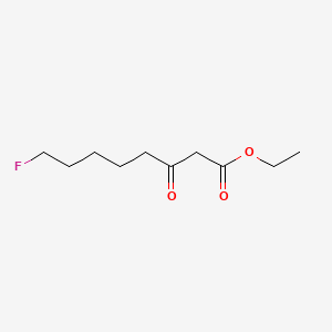 molecular formula C10H17FO3 B15290032 Ethyl 8-fluoro-3-oxooctanoate CAS No. 333-56-2