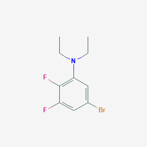 molecular formula C10H12BrF2N B1529007 5-溴-N,N-二乙基-2,3-二氟苯胺 CAS No. 1704068-49-4