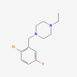 1-(2-Bromo-5-fluorobenzyl)-4-ethylpiperazine