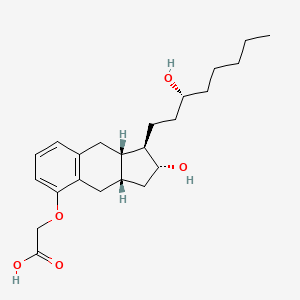 molecular formula C23H34O5 B15290133 (3R)-Treprostinil 