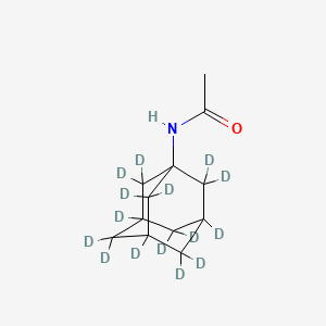molecular formula C12H19NO B15290146 N-(2,2,3,4,4,5,6,6,7,8,8,9,9,10,10-pentadecadeuterio-1-adamantyl)acetamide 