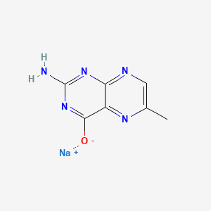 molecular formula C7H6N5NaO B15290170 6-Methylpterin Sodium Salt 