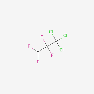 molecular formula C3HCl3F4 B15290190 1,1,1-Trichloro-2,2,3,3-tetrafluoropropane CAS No. 422-51-5