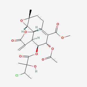 molecular formula C23H29ClO10 B15290221 Enhydrin chlorohydrin 