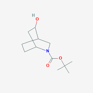 molecular formula C12H21NO3 B1529025 Tert-butyl 5-hydroxy-2-azabicyclo[2.2.2]octane-2-carboxylate CAS No. 750634-09-4