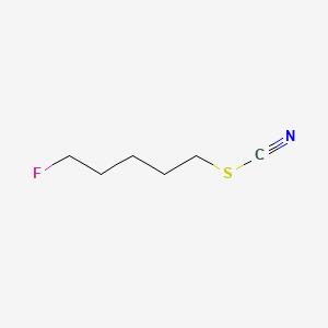 molecular formula C6H10FNS B15290267 5-Fluoropentyl thiocyanate CAS No. 661-18-7