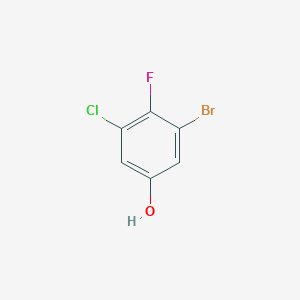 molecular formula C6H3BrClFO B1529027 3-溴-5-氯-4-氟苯酚 CAS No. 1805518-67-5