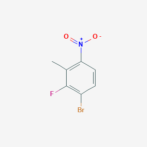 molecular formula C7H5BrFNO2 B1529028 1-Bromo-2-fluoro-3-methyl-4-nitrobenzene CAS No. 1807209-28-4