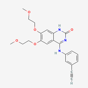 molecular formula C22H23N3O5 B15290312 2-Hydroxyerlotinib 