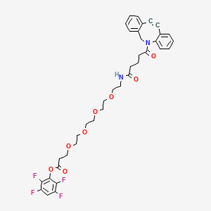 molecular formula C37H38F4N2O8 B15290342 DBCO-PEG4-TFP ester 