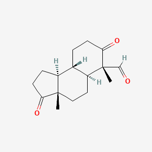 molecular formula C16H22O3 B15290436 Des-(Cyclohexa-2,5-dien-1-one) Boldenone 