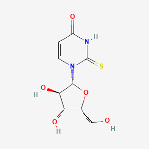 molecular formula C9H12N2O5S B15290555 1-[(2R,3R,4R,5R)-3,4-dihydroxy-5-(hydroxymethyl)oxolan-2-yl]-2-sulfanylidenepyrimidin-4-one 