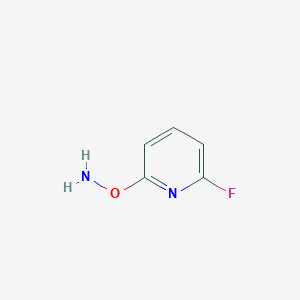 molecular formula C5H5FN2O B15290577 2-(Aminooxy)-6-fluoropyridine 
