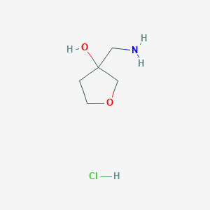 3-(Aminomethyl)oxolan-3-ol hydrochloride