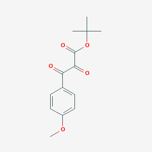molecular formula C14H16O5 B152906 Tert-butyl 3-(4-methoxyphenyl)-2,3-dioxopropanoate CAS No. 138714-55-3