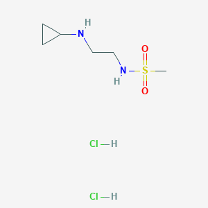 molecular formula C6H16Cl2N2O2S B1529064 N-[2-(cyclopropylamino)ethyl]methanesulfonamide dihydrochloride CAS No. 1803601-81-1