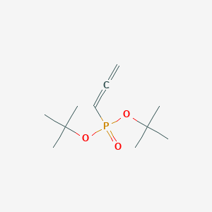 molecular formula C11H21O3P B15290656 Di-tert-butyl propadienylphosphonate CAS No. 25383-48-6