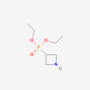 molecular formula C7H16NO3P B1529066 Diethyl (azetidin-3-yl)phosphonate CAS No. 134150-79-1