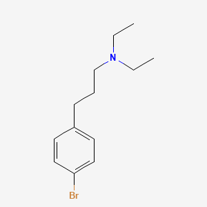 molecular formula C13H20BrN B1529067 3-(4-bromophenyl)-N,N-diethylpropan-1-amine CAS No. 804431-56-9