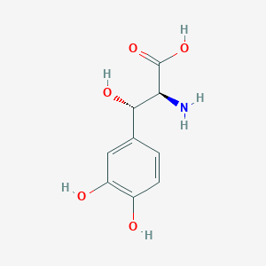 molecular formula C9H11NO5 B15290675 Erythro-beta,3-dihydroxy-DL-tyrosine 