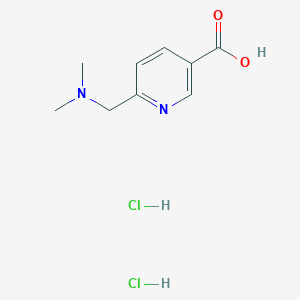 6-[(Dimethylamino)methyl]pyridine-3-carboxylic acid dihydrochloride