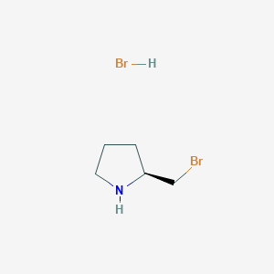 molecular formula C5H11Br2N B1529079 (S)-2-(bromomethyl)pyrrolidine hydrobromide CAS No. 51368-34-4