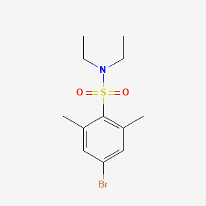 molecular formula C12H18BrNO2S B1529096 4-bromo-N,N-diethyl-2,6-dimethylbenzenesulfonamide CAS No. 1704068-55-2