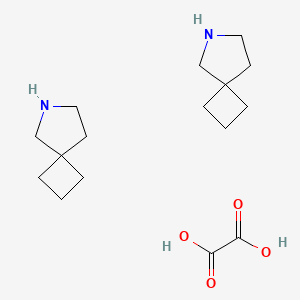 molecular formula C16H28N2O4 B1529097 6-Azaspiro[3.4]octane hemioxalate CAS No. 1523571-81-4