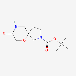 molecular formula C12H20N2O4 B1529099 tert-Butyl 8-oxo-6-oxa-2,9-diazaspiro[4.5]decane-2-carboxylate CAS No. 1251007-91-6