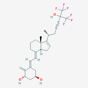 molecular formula C27H32F6O3 B152911 Ccris 7514 CAS No. 137102-93-3