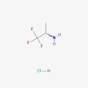 molecular formula C3H7ClF3N B152912 (S)-2-Amino-1,1,1-trifluoropropane hydrochloride CAS No. 125353-44-8