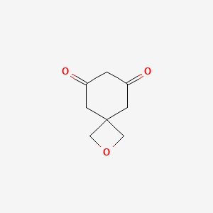 molecular formula C8H10O3 B1529125 2-Oxaspiro[3.5]nonane-6,8-dione CAS No. 1630907-24-2
