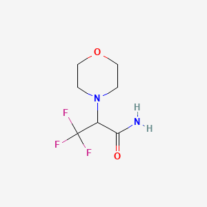 molecular formula C7H11F3N2O2 B15291322 Morpholine 3,3,3-trifluoropropanamide 