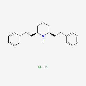 molecular formula C22H30ClN B15291348 Lobelane Hydrochloride 