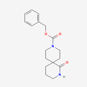 Benzyl 1-oxo-2,9-diazaspiro[5.5]undecane-9-carboxylate