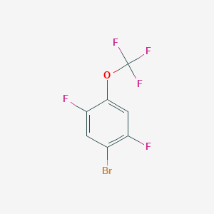 molecular formula C7H2BrF5O B1529144 1-Bromo-2,5-difluoro-4-(trifluoromethoxy)benzene CAS No. 1439904-14-9