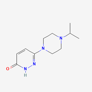 molecular formula C11H18N4O B15291448 6-(4-Isopropylpiperazin-1-yl)pyridazin-3-ol 