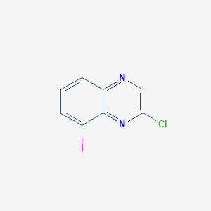 molecular formula C8H4ClIN2 B15291469 2-Chloro-8-iodoquinoxaline 