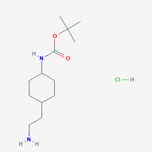 [4-(2-Amino-ethyl)-cyclohexyl]-carbamic acid tert-butyl ester hydrochloride