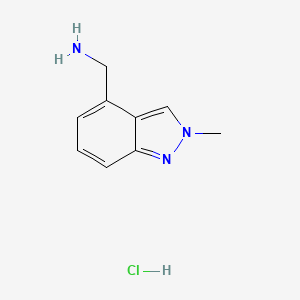 (2-Methyl-2H-indazol-4-yl)methanamine hydrochloride