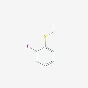molecular formula C8H9FS B15291723 1-(Ethylsulfanyl)-2-fluorobenzene CAS No. 252555-43-4