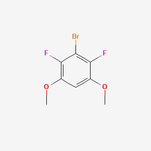 molecular formula C8H7BrF2O2 B1529174 2,6-Difluoro-3,5-dimethoxybromobenzene CAS No. 1700265-02-6