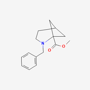 molecular formula C15H19NO2 B1529181 Methyl 2-benzyl-2-azabicyclo-[3.1.1]heptane-1-carboxylate CAS No. 1392803-59-6