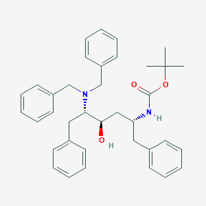 molecular formula C37H44N2O3 B15291837 tert-butyl N-[(2R,4R,5S)-5-(dibenzylamino)-4-hydroxy-1,6-diphenylhexan-2-yl]carbamate 