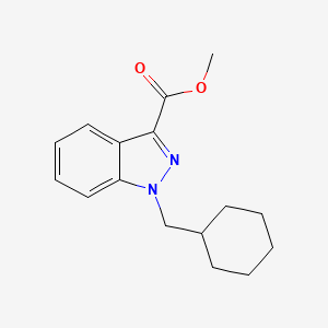 molecular formula C16H20N2O2 B15291844 Methyl 1-(Cyclohexylmethyl)-1H-indazole-3-carboxylate 