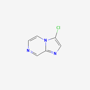 molecular formula C6H4ClN3 B1529216 3-Chloroimidazo[1,2-a]pyrazine CAS No. 1429665-39-3