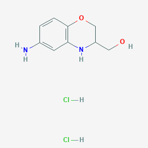 molecular formula C9H14Cl2N2O2 B1529219 ABO Dihydrochloride 